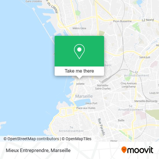 Mieux Entreprendre map