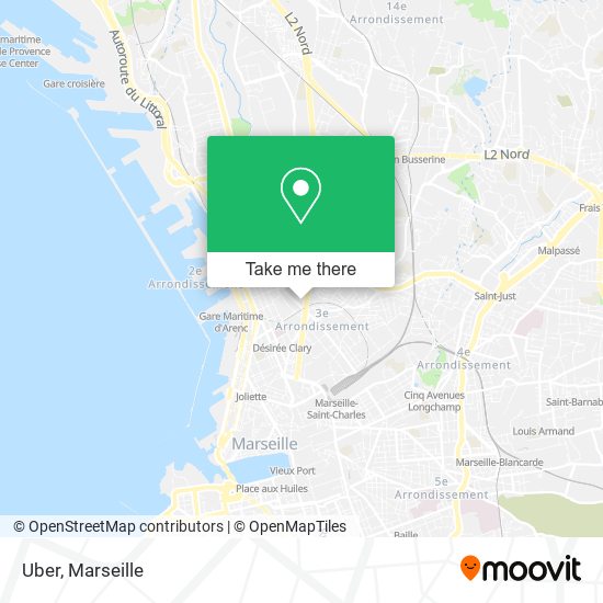 Mapa Uber