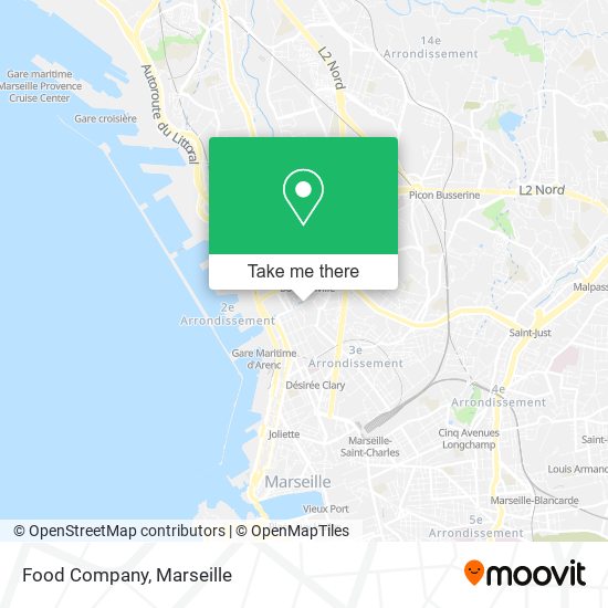 Food Company map