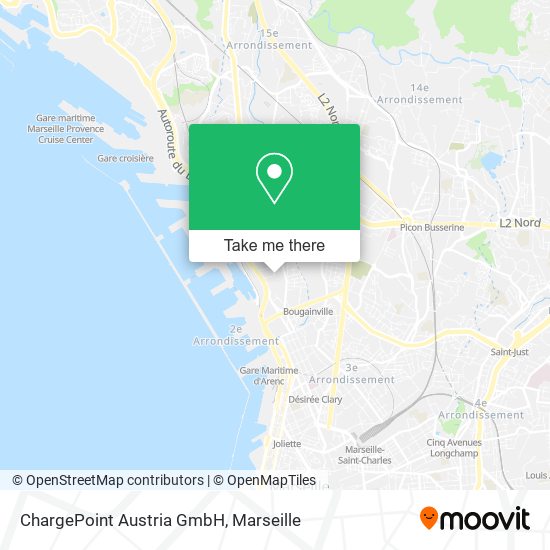 Mapa ChargePoint Austria GmbH