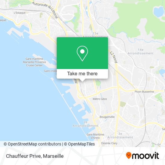 Chauffeur Prive map