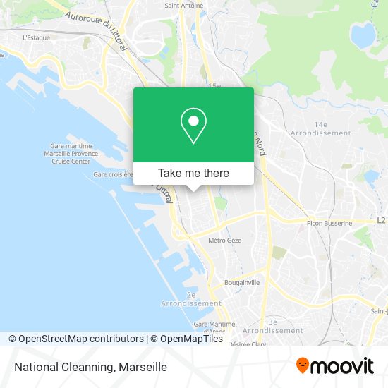 National Cleanning map