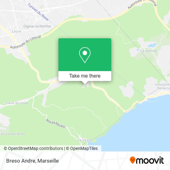 Breso Andre map