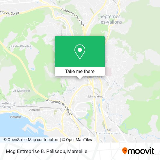 Mcg Entreprise B. Pélissou map