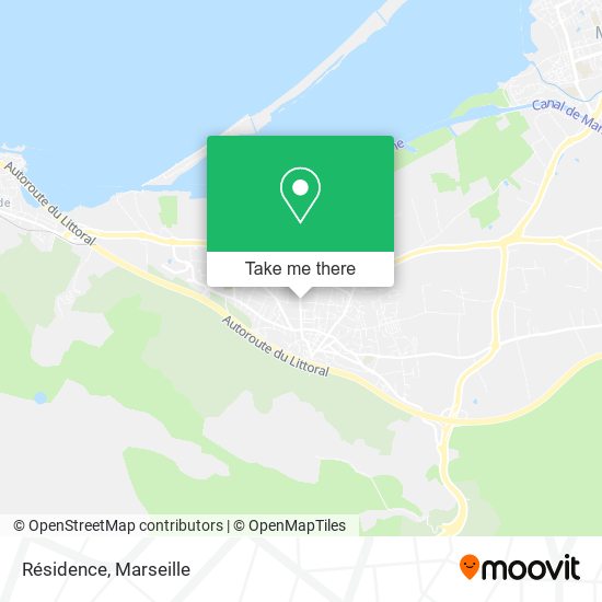 Résidence map