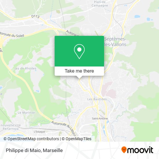 Philippe di Maio map