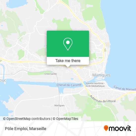 Pôle Emploi map