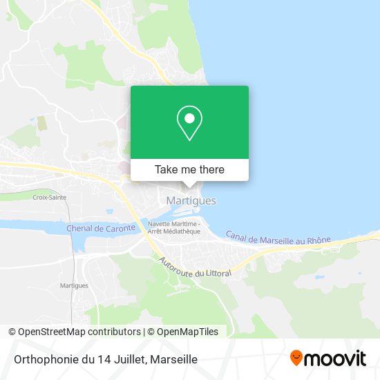 Orthophonie du 14 Juillet map