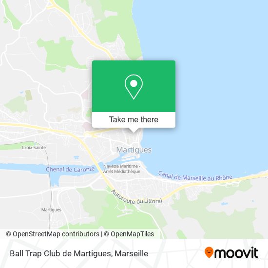 Ball Trap Club de Martigues map