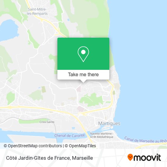 Côté Jardin-Gîtes de France map
