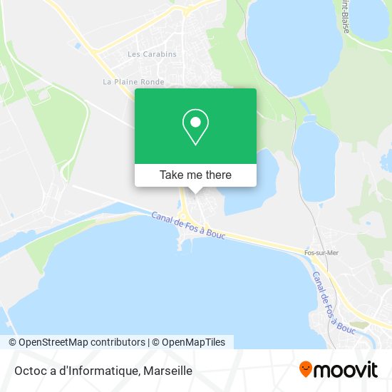 Octoc a d'Informatique map