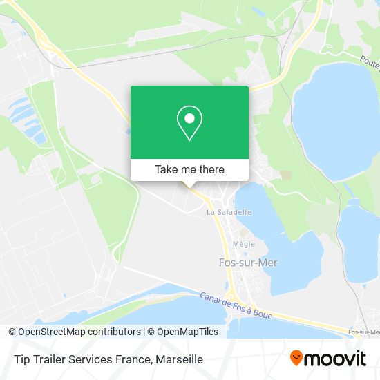 Tip Trailer Services France map