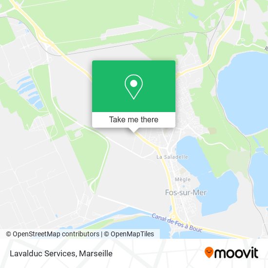 Lavalduc Services map