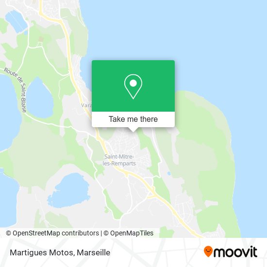 Martigues Motos map