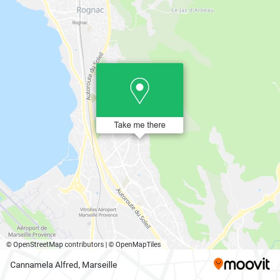 Cannamela Alfred map