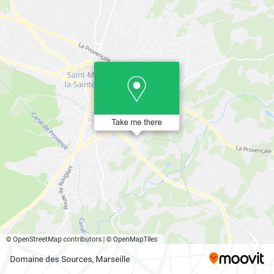 Domaine des Sources map