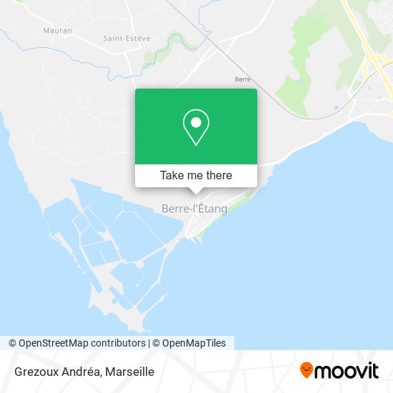 Grezoux Andréa map