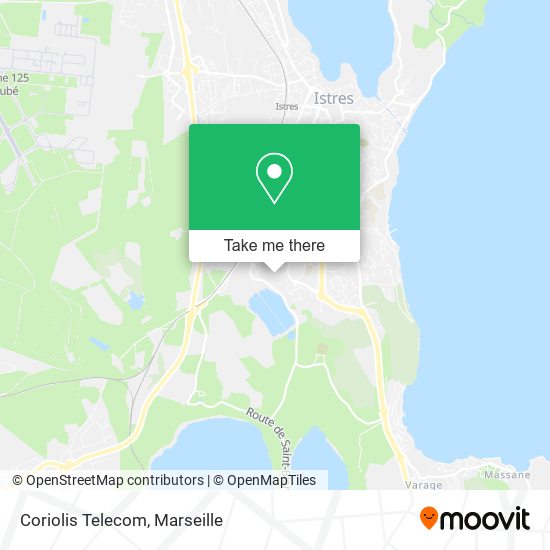 Coriolis Telecom map