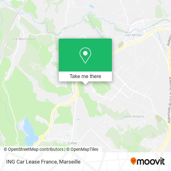 ING Car Lease France map