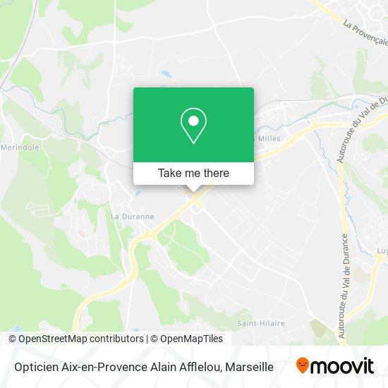 Mapa Opticien Aix-en-Provence Alain Afflelou
