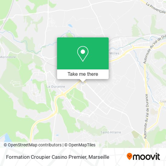 Formation Croupier Casino Premier map