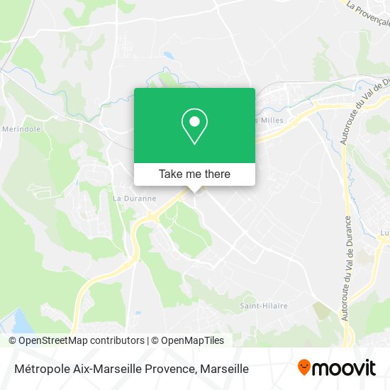 Métropole Aix-Marseille Provence map