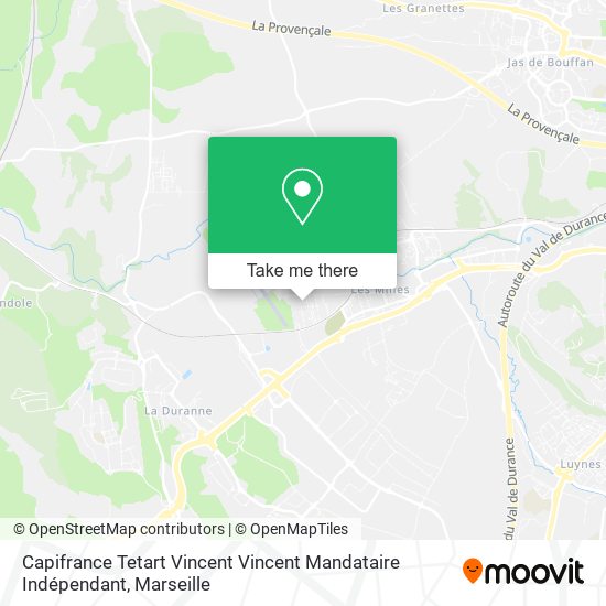 Capifrance Tetart Vincent Vincent Mandataire Indépendant map