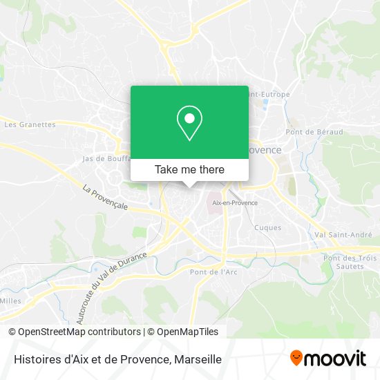 Histoires d'Aix et de Provence map