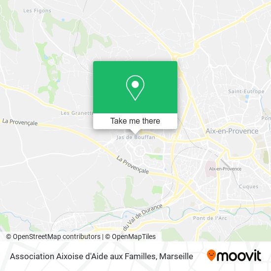 Mapa Association Aixoise d'Aide aux Familles