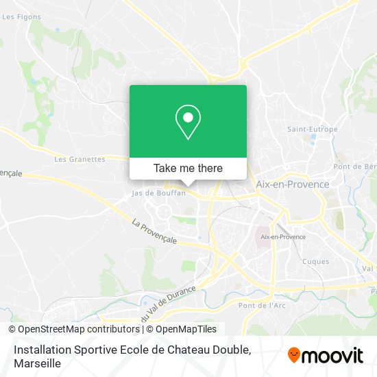 Installation Sportive Ecole de Chateau Double map