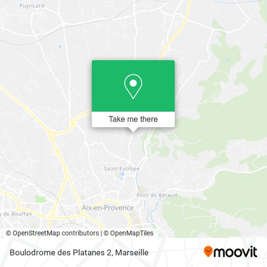 Boulodrome des Platanes 2 map