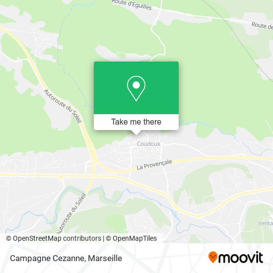 Campagne Cezanne map