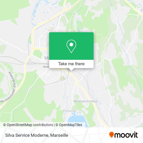 Mapa Silva Service Moderne