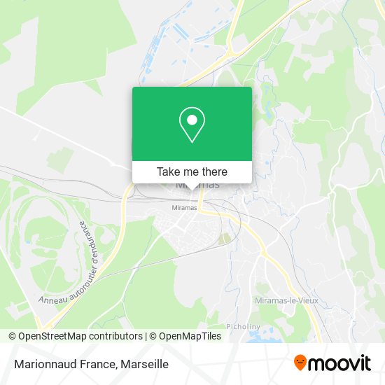 Marionnaud France map