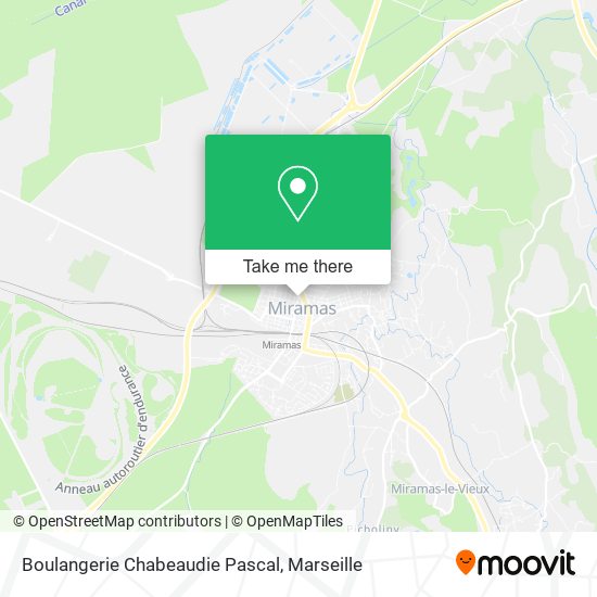 Mapa Boulangerie Chabeaudie Pascal