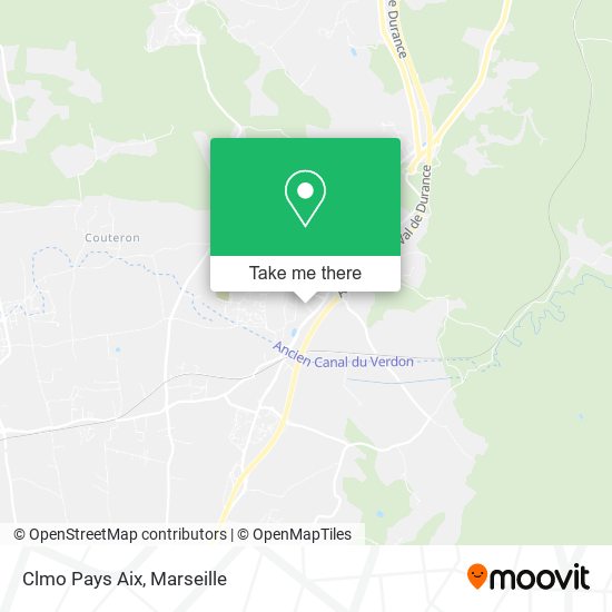 Clmo Pays Aix map