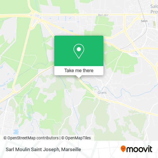 Sarl Moulin Saint Joseph map