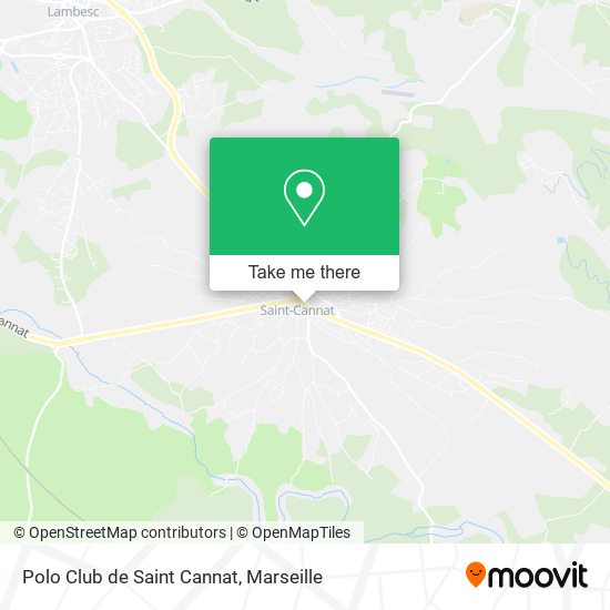 Polo Club de Saint Cannat map