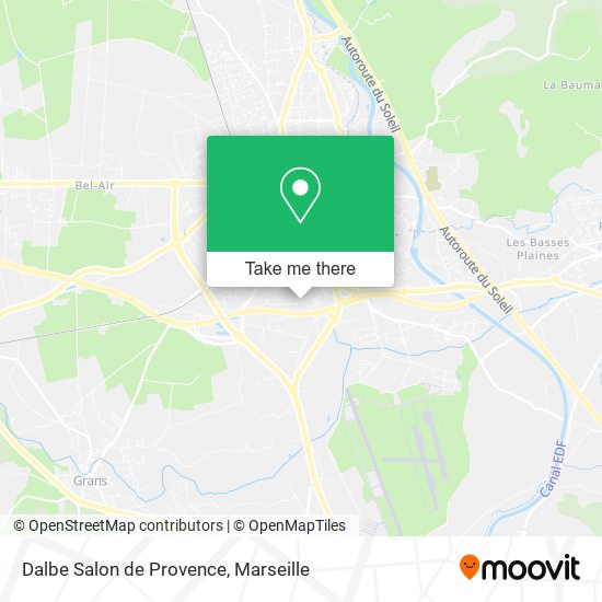 Dalbe Salon de Provence map
