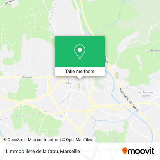 L'Immobilière de la Crau map