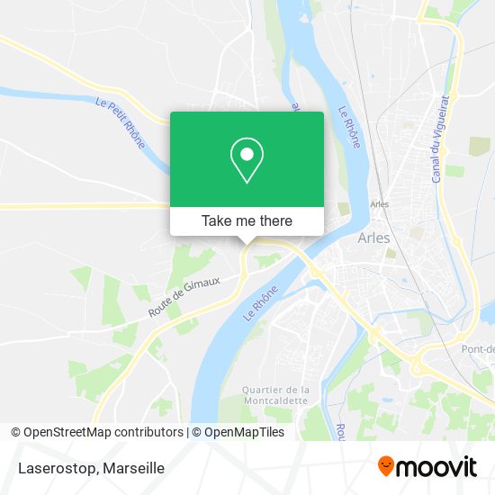 Laserostop map