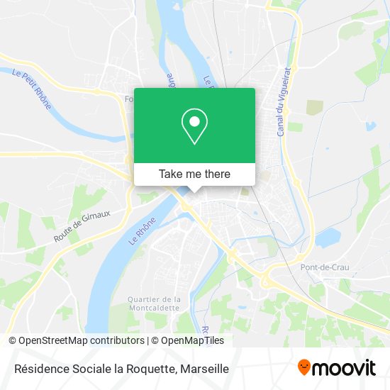 Résidence Sociale la Roquette map