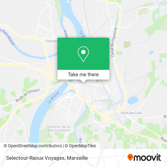 Mapa Selectour-Raoux Voyages