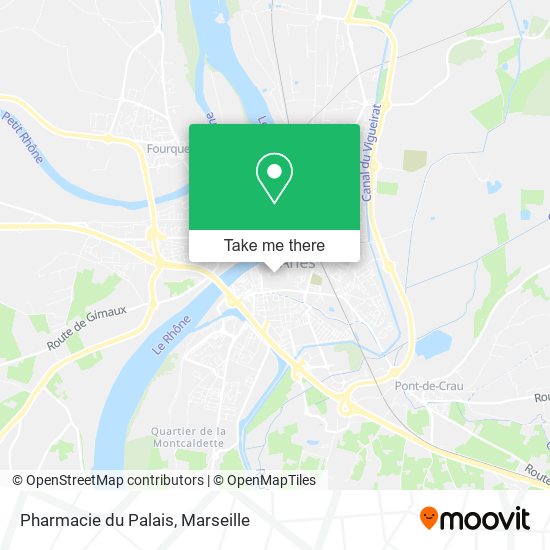 Mapa Pharmacie du Palais