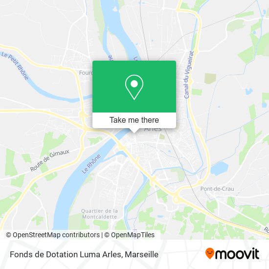 Fonds de Dotation Luma Arles map