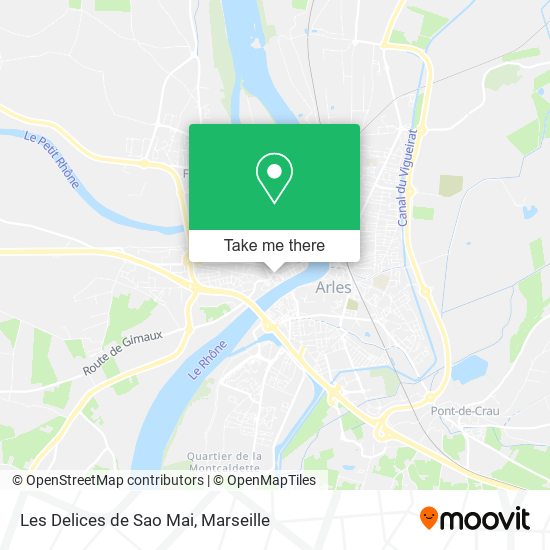 Les Delices de Sao Mai map