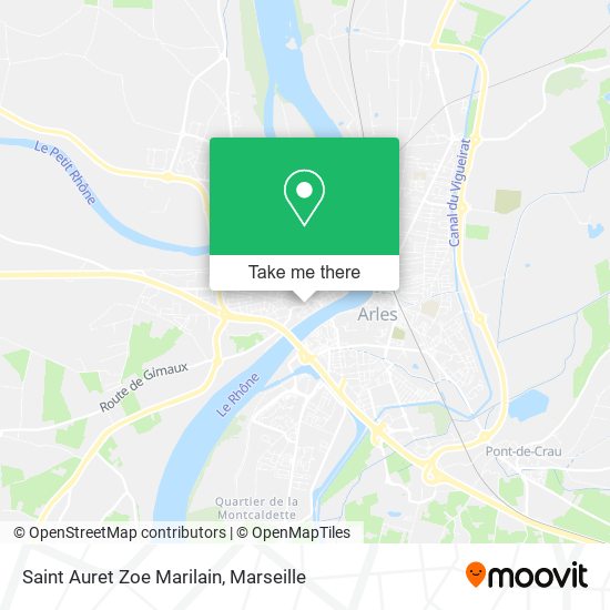 Saint Auret Zoe Marilain map