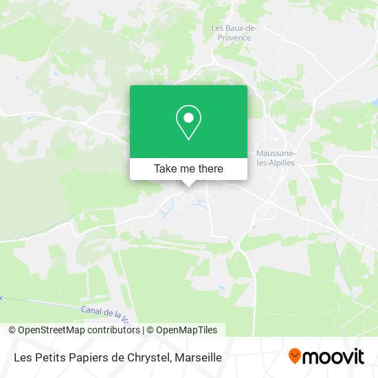 Mapa Les Petits Papiers de Chrystel