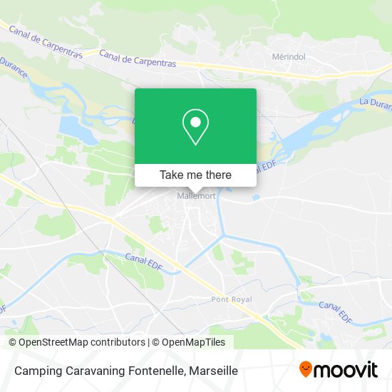 Mapa Camping Caravaning Fontenelle