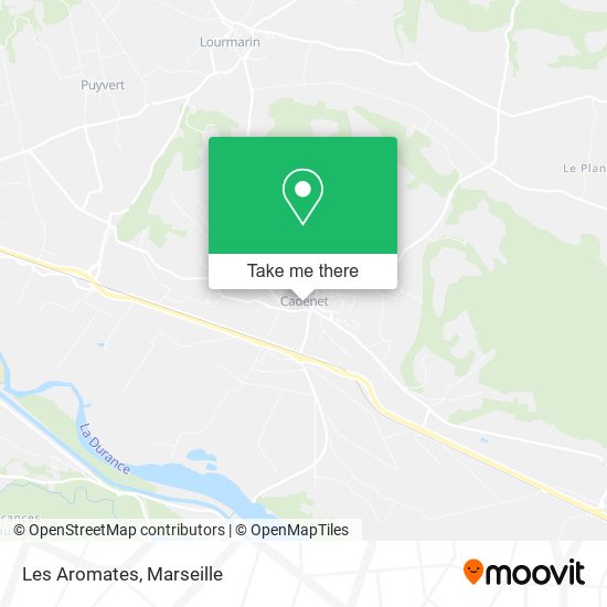 Les Aromates map